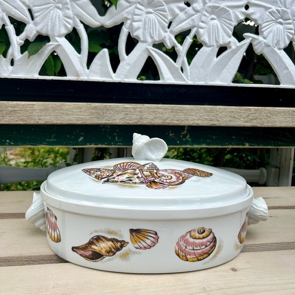 Other - Georges Briard Seascape Covered Dish: Vintage Mid-Century Modern Ovenware